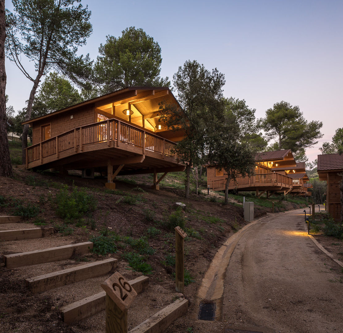 Bungalows | DOS arquitectes, Simon Garcia | arqfoto Simon Garcia | arqfoto Modern home