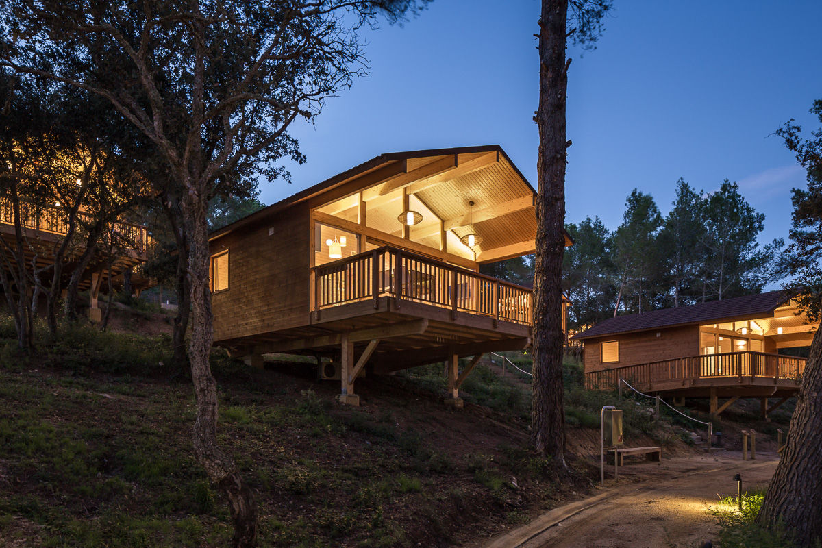 Bungalows | DOS arquitectes, Simon Garcia | arqfoto Simon Garcia | arqfoto منازل