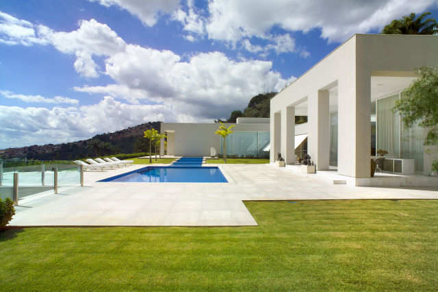 Casa Mangabeiras 2, Lanza Arquitetos Lanza Arquitetos Moderne zwembaden