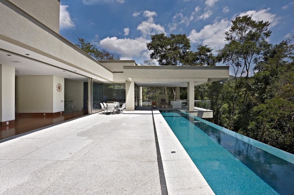 Casa Bosque da Ribeira, Lanza Arquitetos Lanza Arquitetos Modern pool