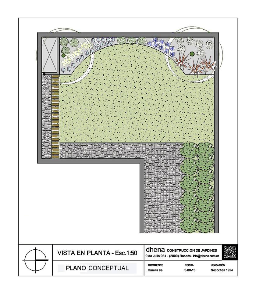 Jardin Badaloni, Dhena CONSTRUCCION DE JARDINES Dhena CONSTRUCCION DE JARDINES Modern Garden Wood Wood effect