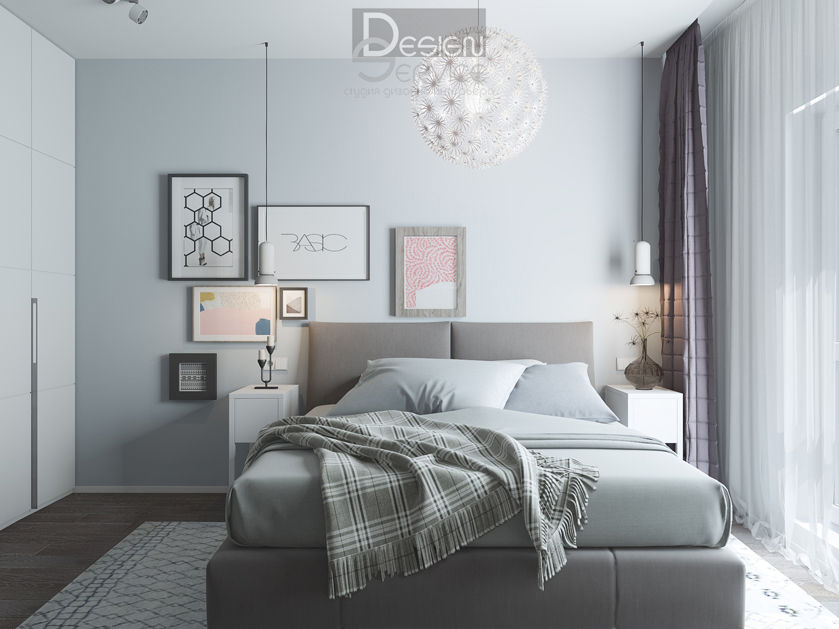 Эстетика чистоты (дизайн-проект), Design Service Design Service Eclectic style bedroom