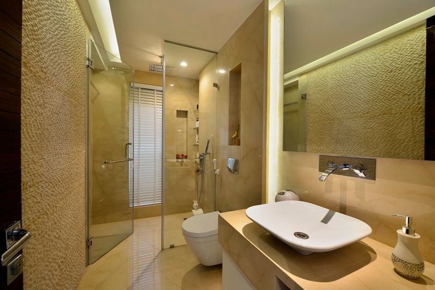 homify Bathroom سنگ مرمر