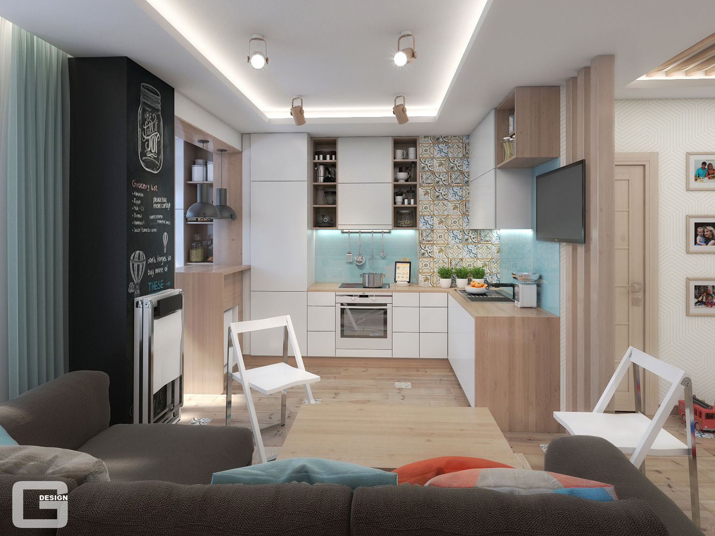 Скандинавское настроение, Giovani Design Studio Giovani Design Studio Kitchen