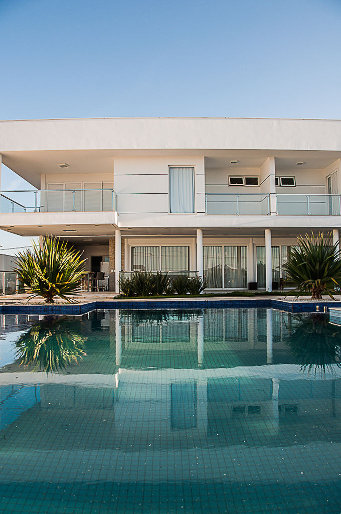 Residência HCF, A/ZERO Arquitetura A/ZERO Arquitetura Piscinas de estilo moderno