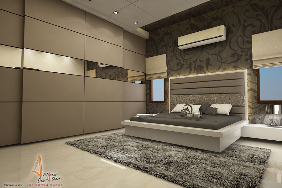 master bedroom A Mans Creation Modern style bedroom