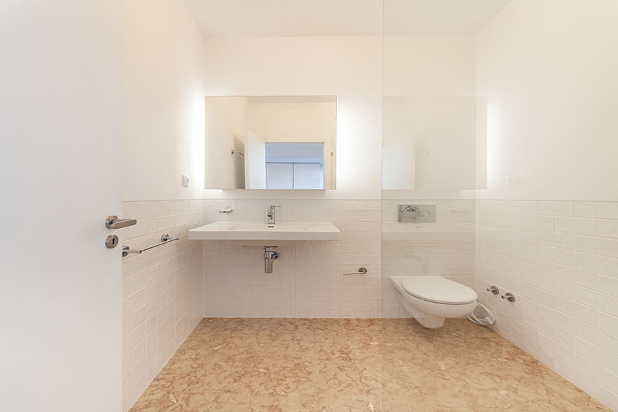 Casa da Porteira, AFarquitectos AFarquitectos Banheiros minimalistas