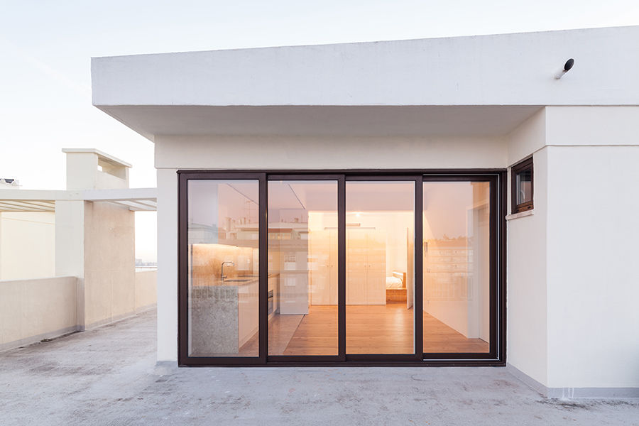 Casa da Porteira, AFarquitectos AFarquitectos Salas de estar minimalistas