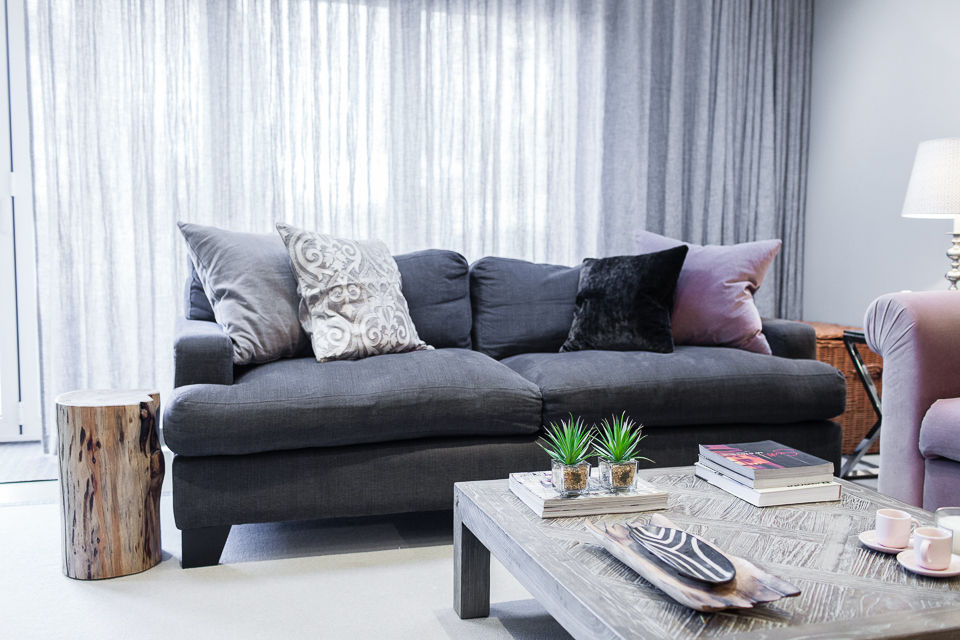 Open Plan Space Lauren Gilberthorpe Interiors ห้องนั่งเล่น sofa