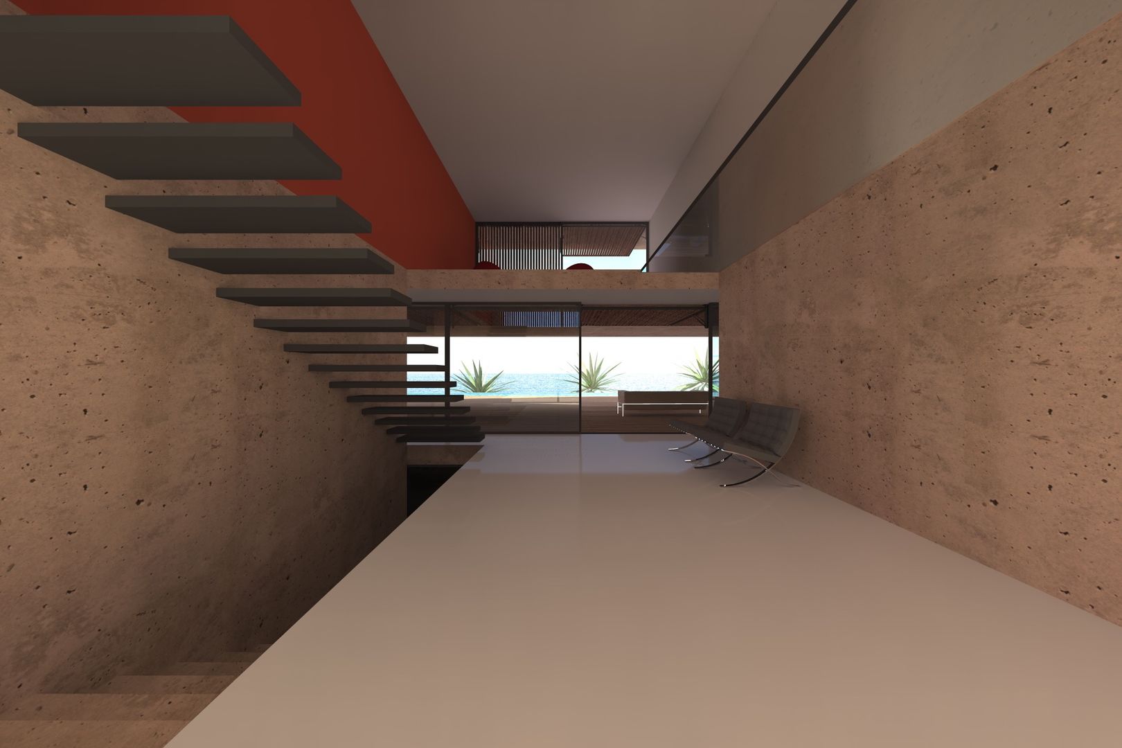 Casa Luanda, Lousinha Arquitectos Lousinha Arquitectos Modern Corridor, Hallway and Staircase