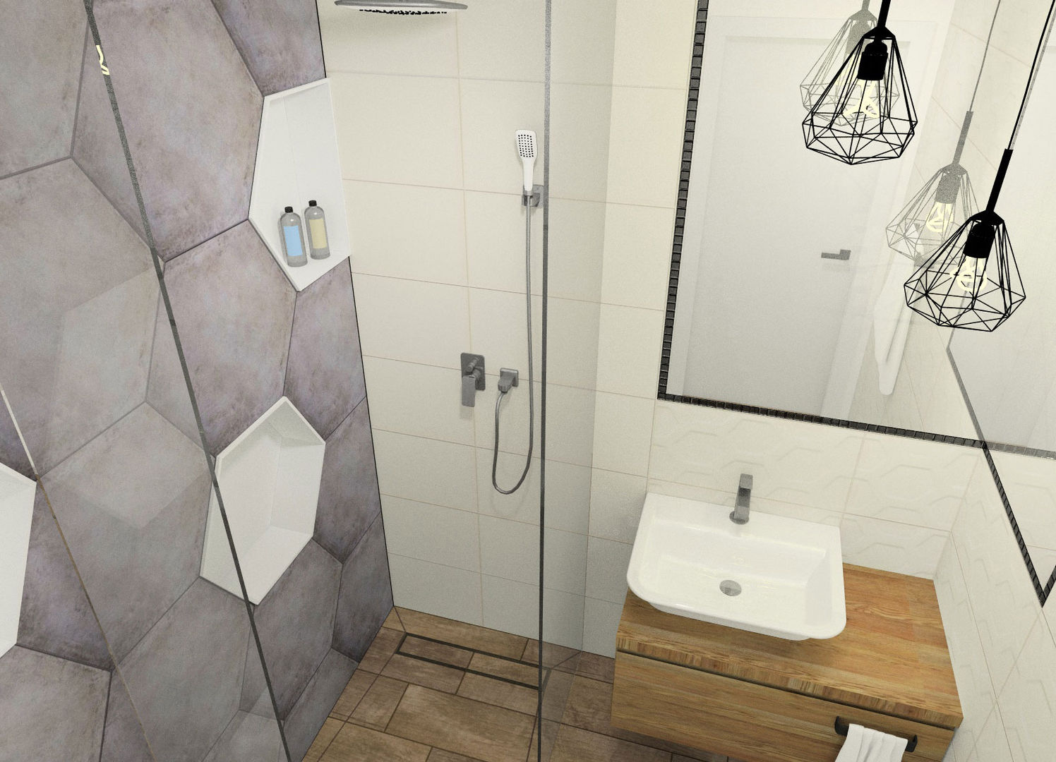 Mała łazienka w domu jednorodzinnym, Esteti Design Esteti Design Minimal style Bathroom Tiles