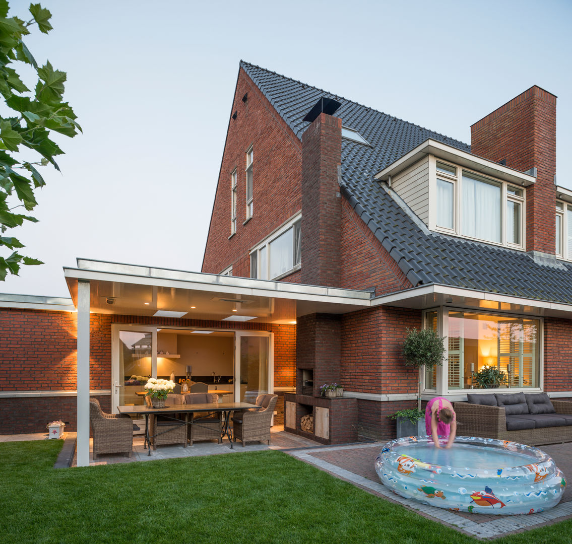 Verbouwing woonhuis Nootdorp, Architect2GO Architect2GO Terrace پتھر