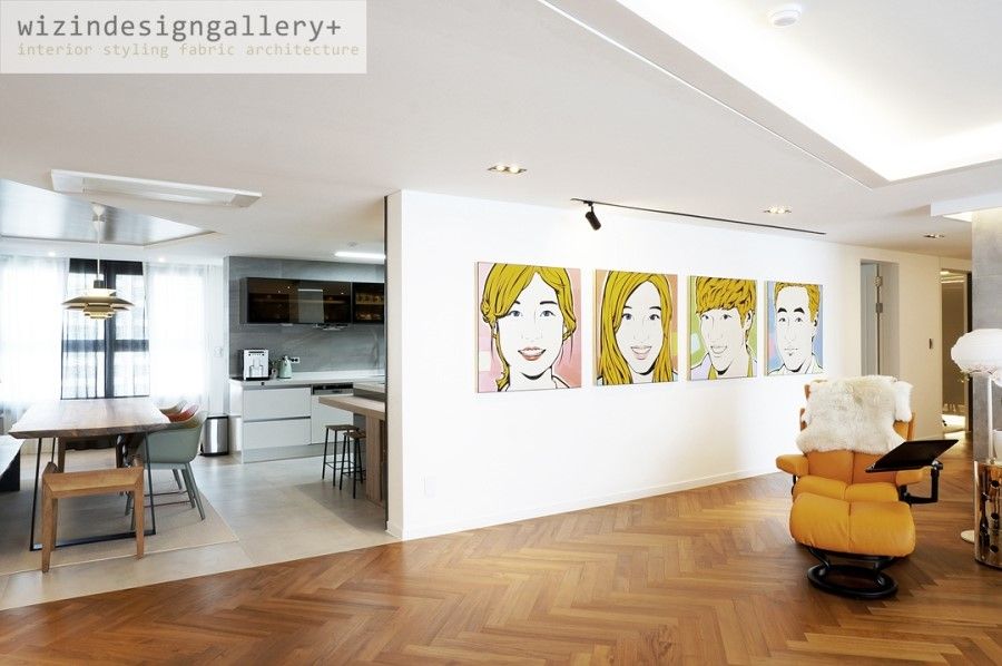 반포 래미안 퍼스티지 81PY, wizingallery wizingallery Modern living room