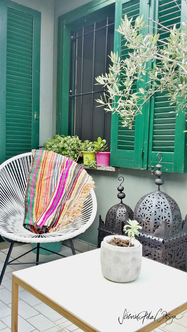 urban oasis Severine Piller Design LLC Balcon, Veranda & Terrasse originaux urban oasis,terrace decoration,outdoor inspiration