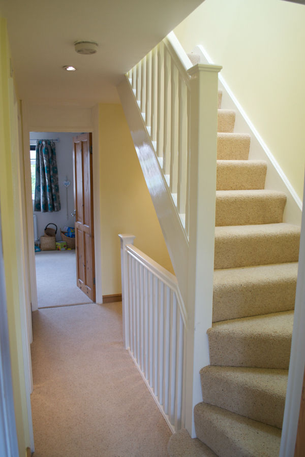 Seamless, like these stairs were always there! homify Classic style corridor, hallway and stairs hallway,stairs,staircase