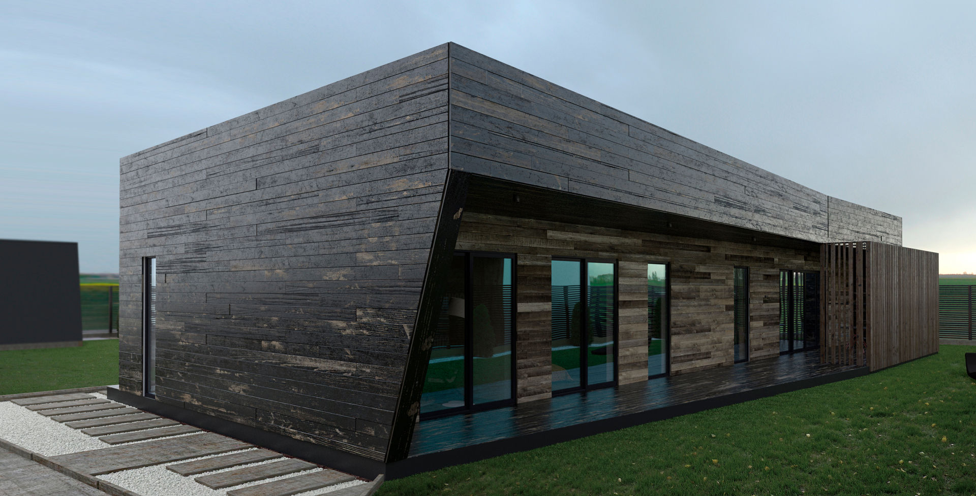 Wood House, Grynevich Architects Grynevich Architects Minimalist houses Wood Wood effect