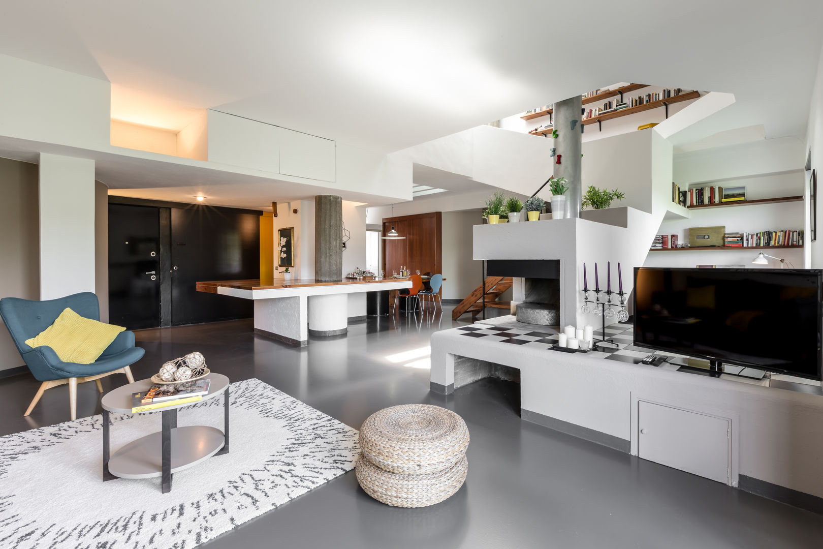 Casa MC - Relooking, Architrek Architrek Salones de estilo moderno