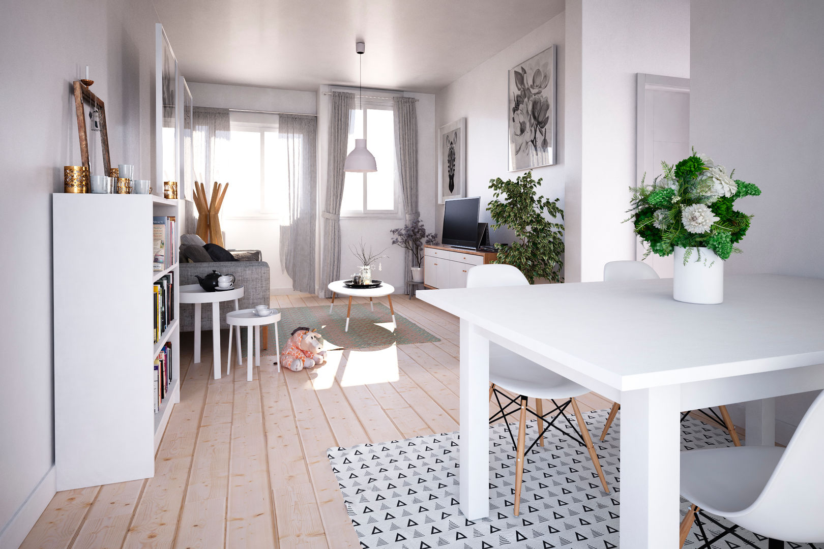 Living Spaces, ERC ERC Scandinavische woonkamers