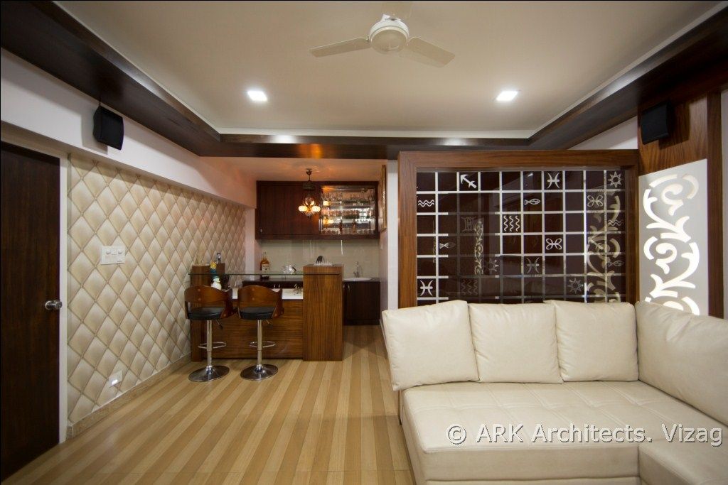 Hirawats House, ARK Architects & Interior Designers ARK Architects & Interior Designers Salas multimedia modernas