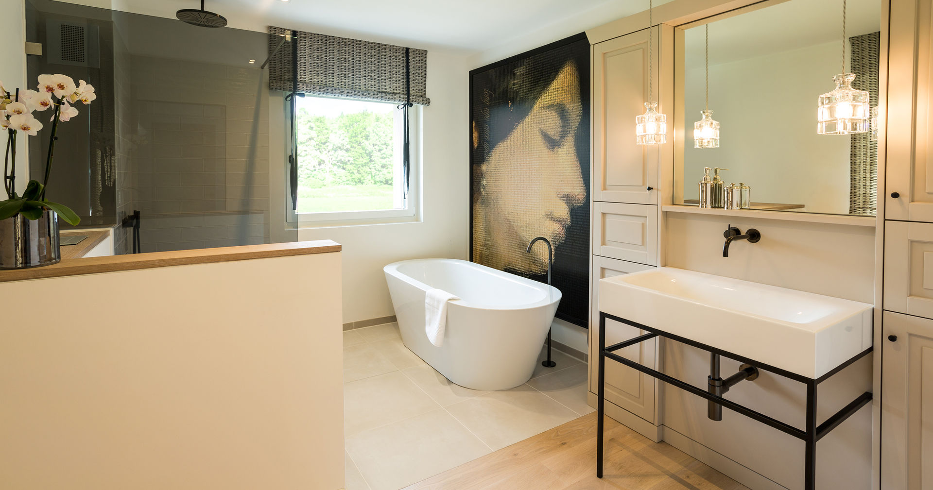 NaturDesign, Bau-Fritz GmbH & Co. KG Bau-Fritz GmbH & Co. KG Salle de bain moderne