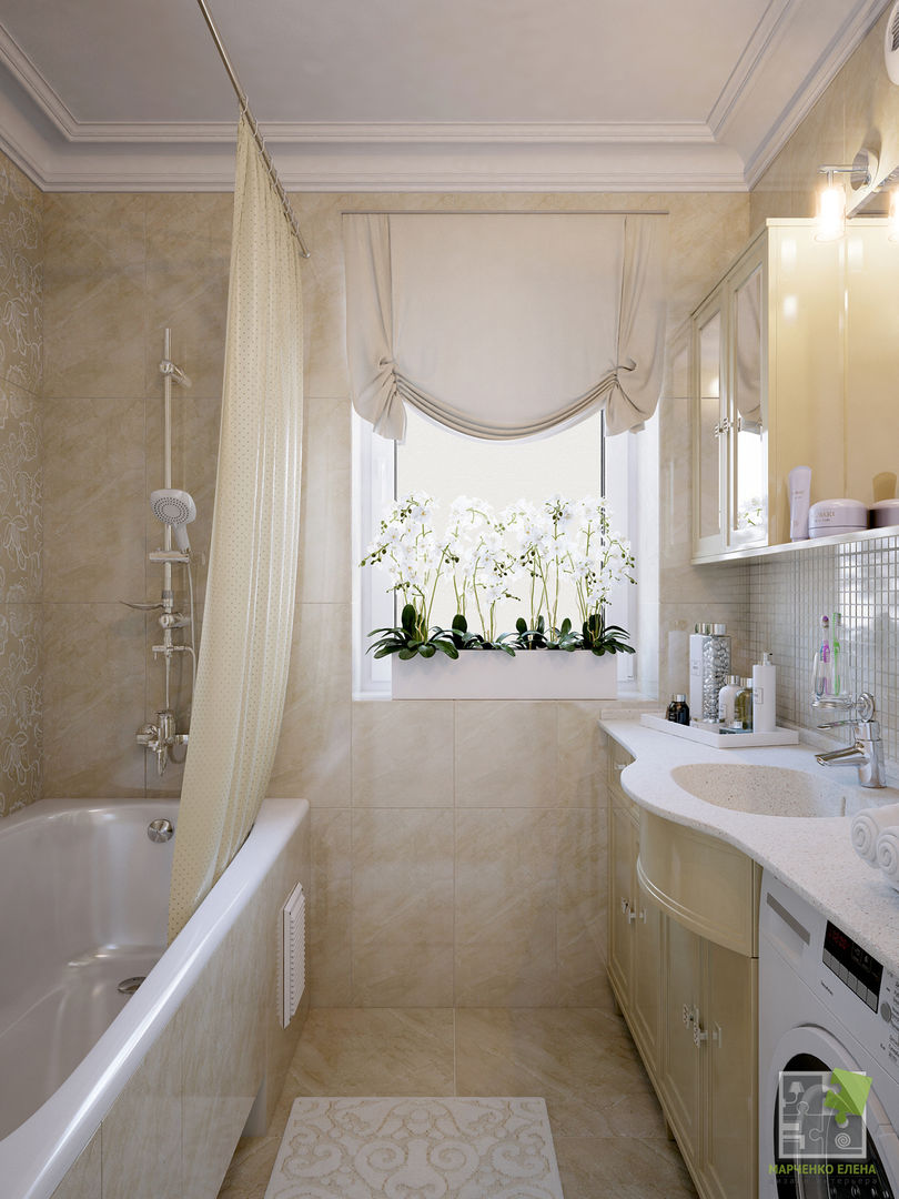 Классический санузел, Елена Марченко (Киев) Елена Марченко (Киев) Classic style bathroom