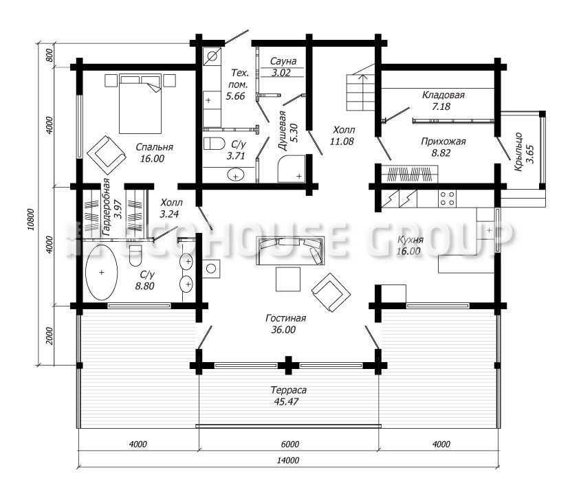 كلاسيكي تنفيذ EcoHouse Group , كلاسيكي