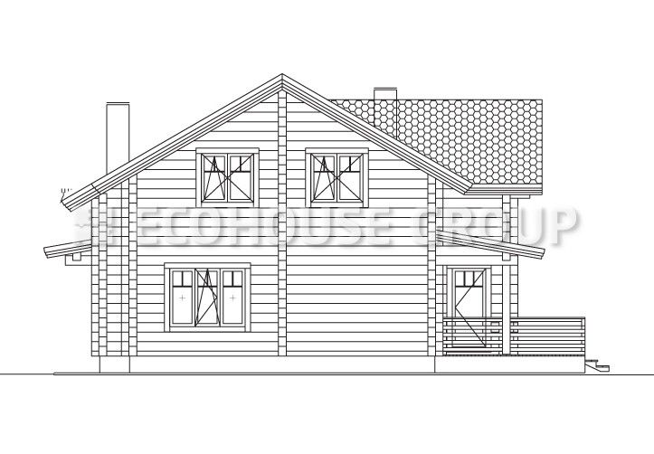 Маурин, EcoHouse Group EcoHouse Group 房子 木頭 Wood effect