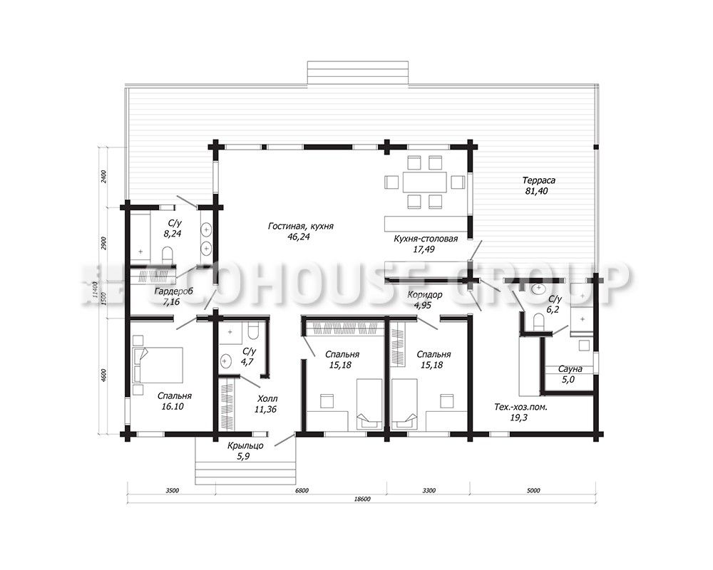 斯堪的納維亞 by EcoHouse Group, 北歐風