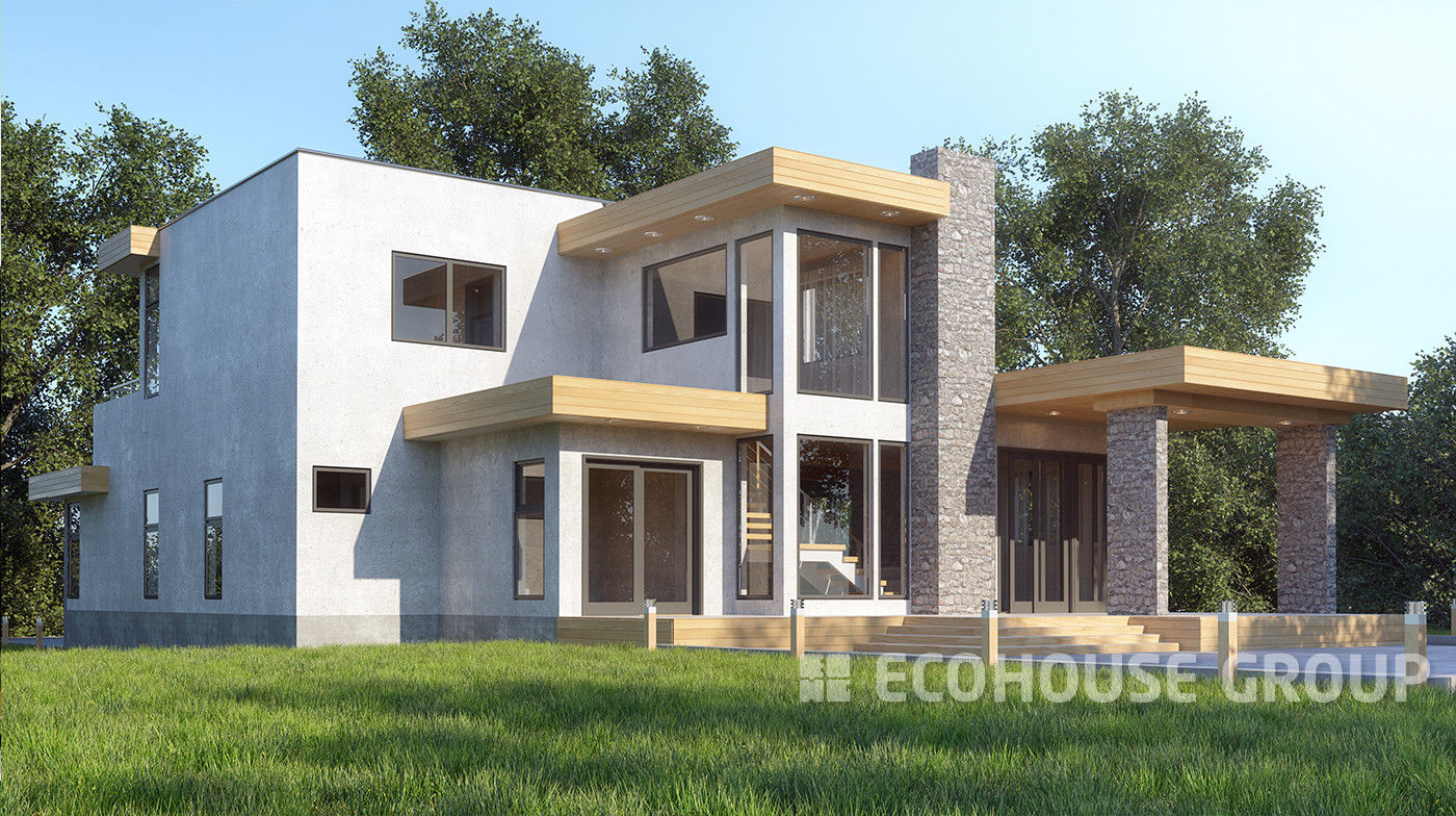 Арья, EcoHouse Group EcoHouse Group Casas de estilo minimalista