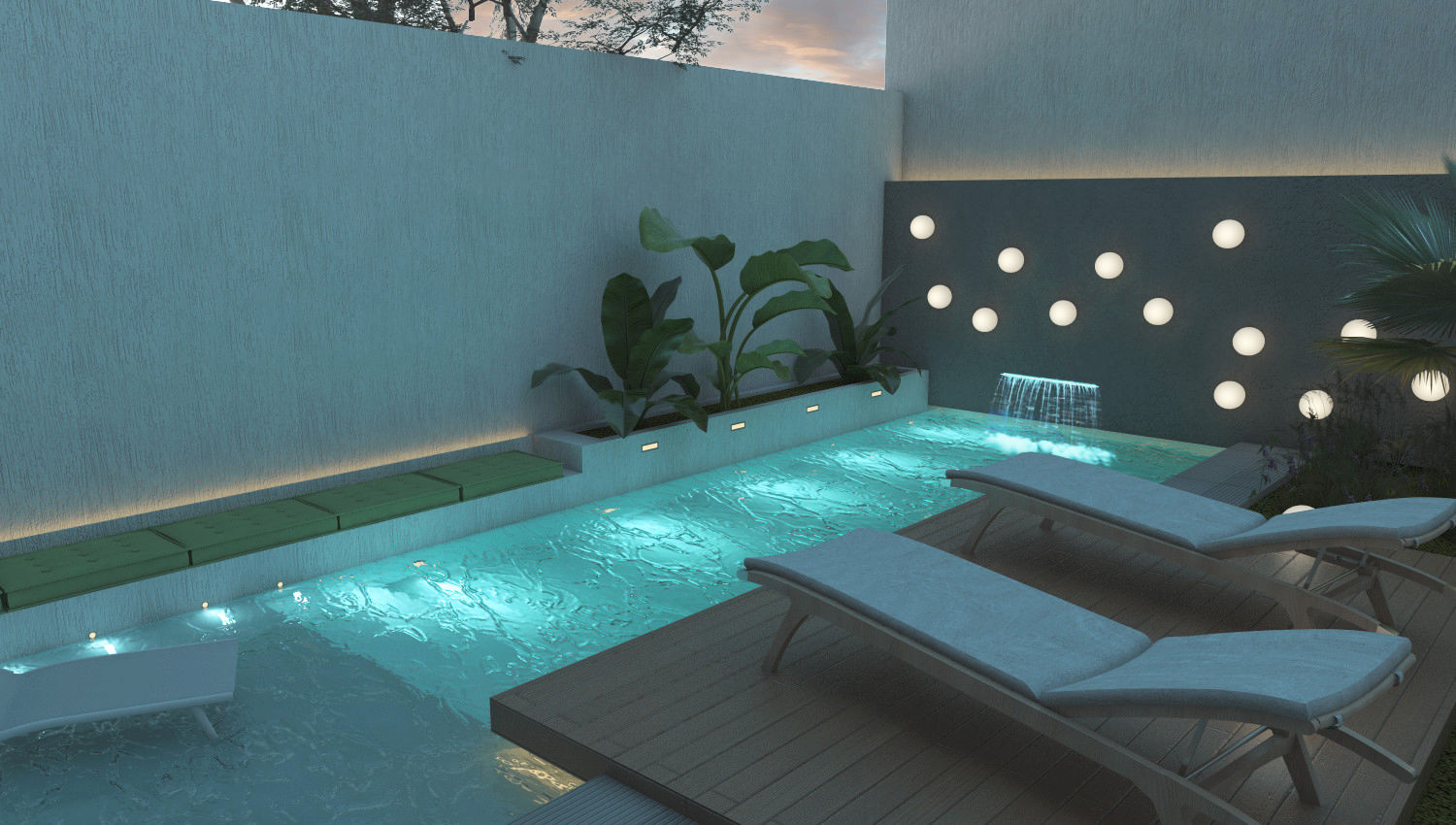 Piscina, FILIPPIS/DIP - DISEÑO Y CONSTRUCCION FILIPPIS/DIP - DISEÑO Y CONSTRUCCION Бассейн в стиле модерн Бетон