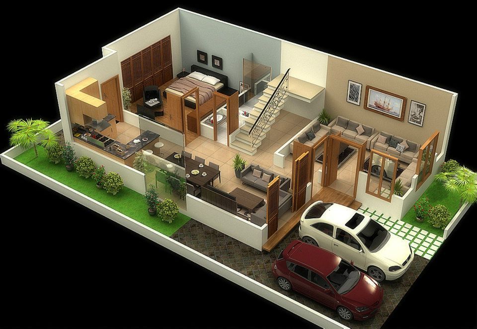 residential colony , Vinyaasa Architecture & Design Vinyaasa Architecture & Design Asian style walls & floors Building,Vehicle,Car,Tire,Wheel,House,Urban design,Window,Facade,Scale model
