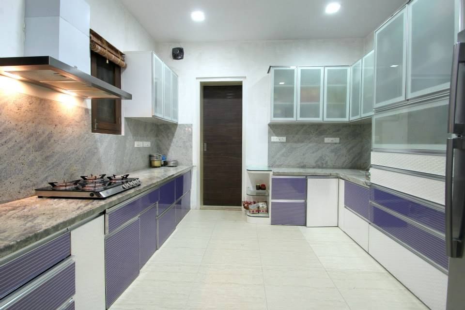 Kitchen Interior Shapes & Designs Modern style kitchen Plywood