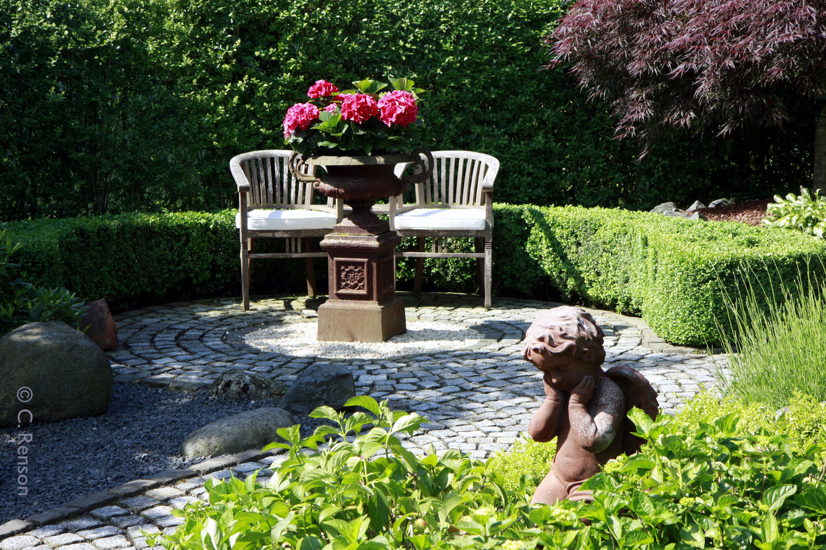 Garten mit Bachlauf, dirlenbach - garten mit stil dirlenbach - garten mit stil Jardines de estilo rural