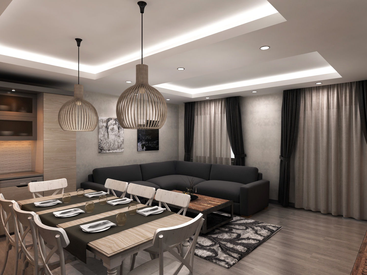 homify Modern Mutfak Ahşap Ahşap rengi