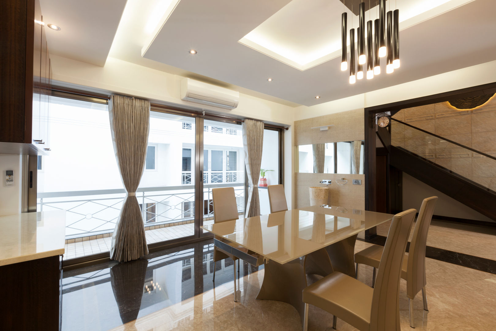 Flat @ Tirupur, Cubism Cubism Modern dining room