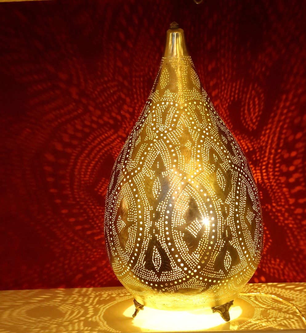 orientalische Stehlampe Oriental Moon Ausgefallene Wohnzimmer Kupfer/Bronze/Messing Beleuchtung,Beleuchtung