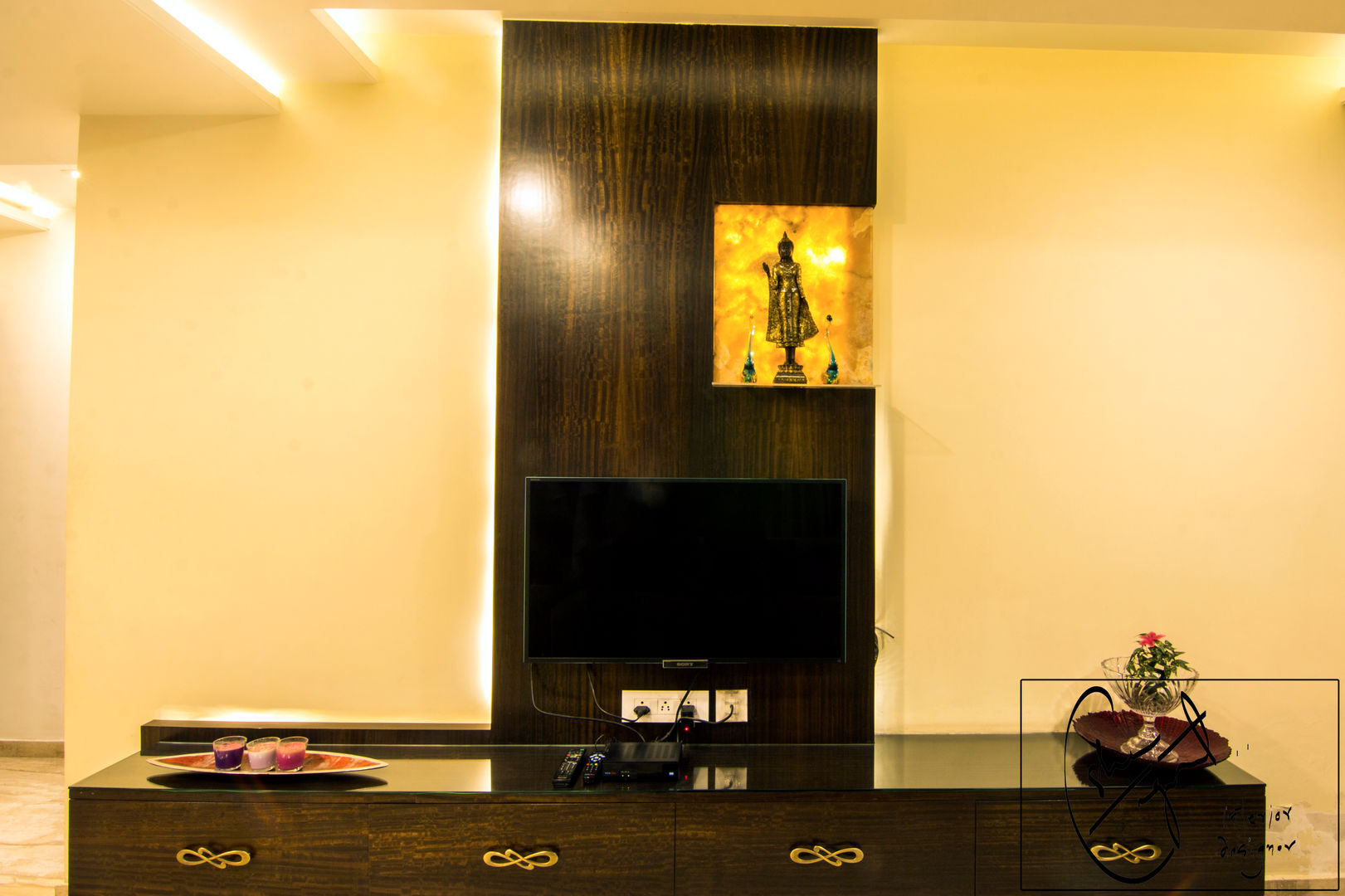 A Duplex Apartment, Raipur, ES Designs ES Designs Modern living room