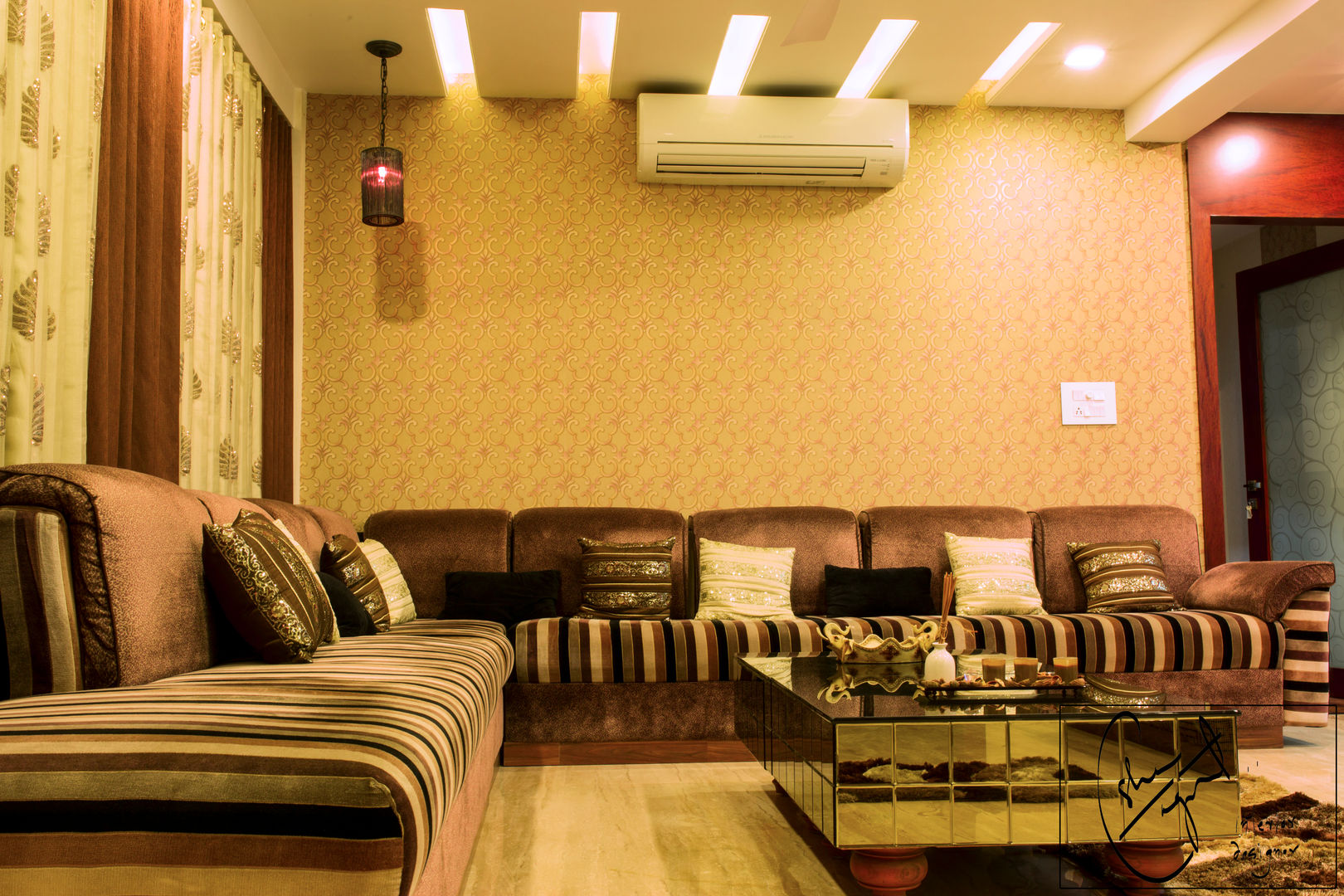 A Duplex Apartment, Raipur, ES Designs ES Designs Living room