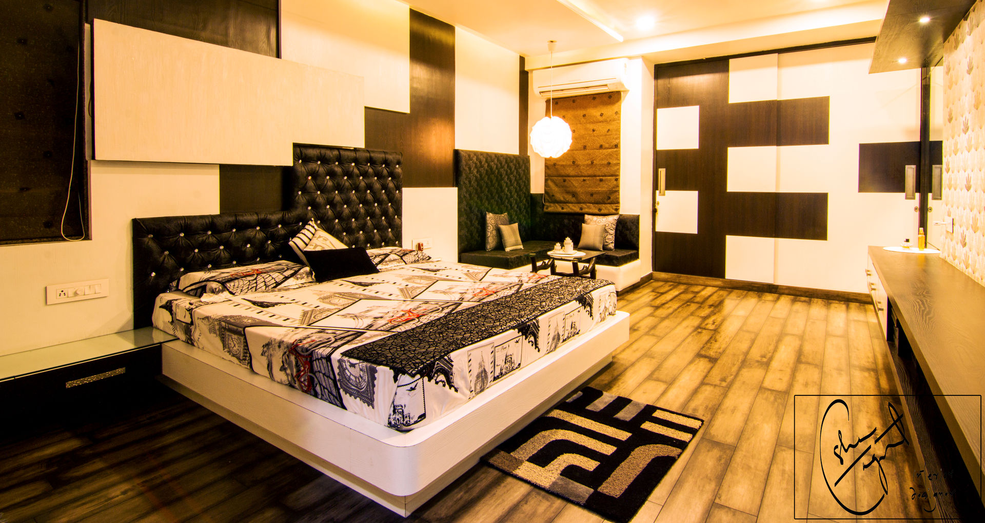 A Duplex Apartment, Raipur, ES Designs ES Designs Moderne slaapkamers