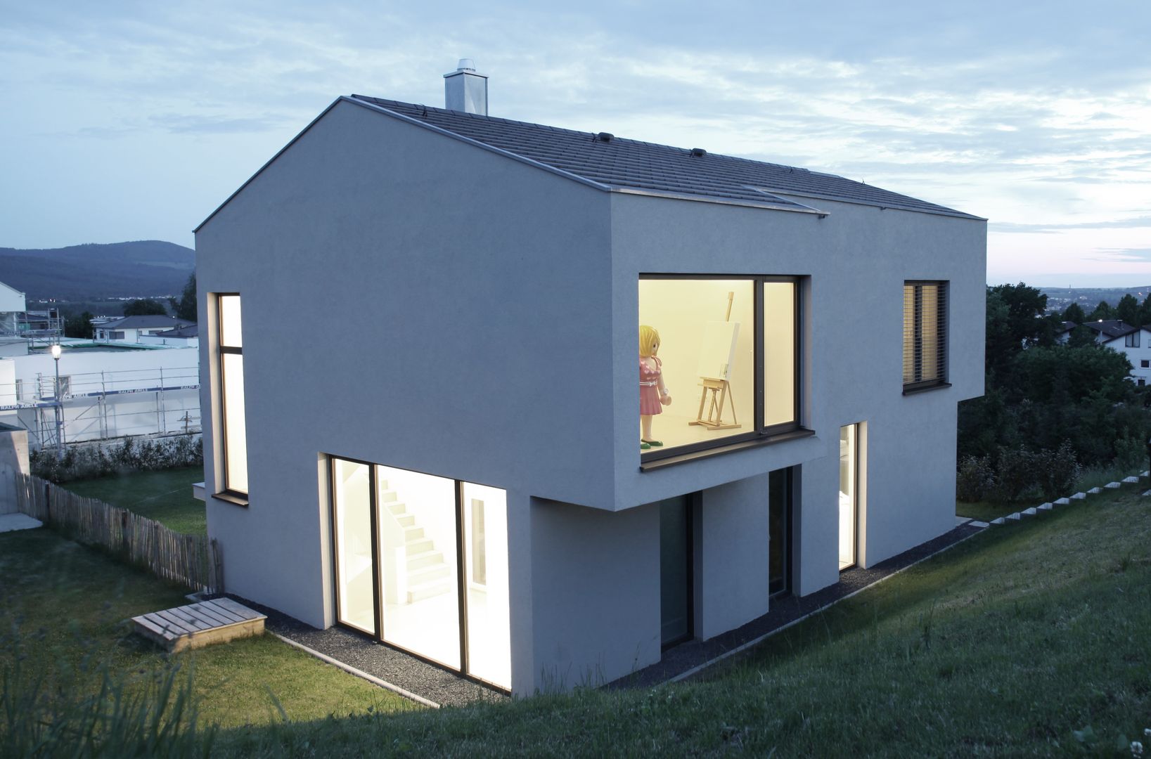 KR13 Einfamilienhaus am Rande der Ostalb, Schiller Architektur BDA Schiller Architektur BDA Rumah Modern