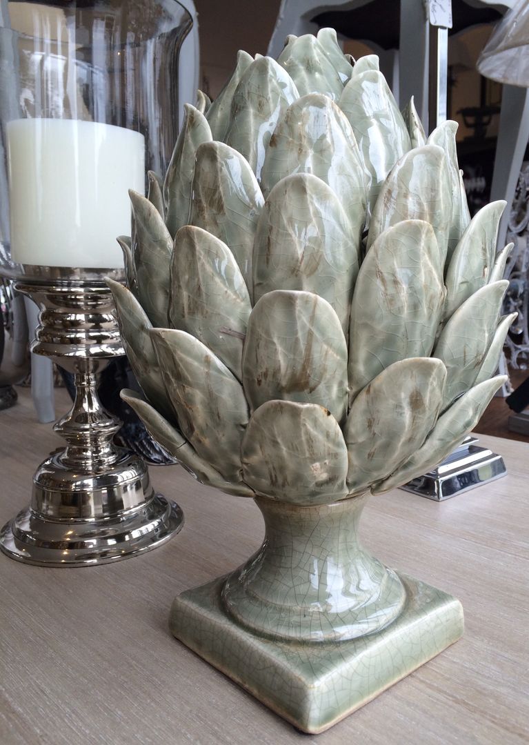 Decorative Artichoke Mister Toad Ruang Keluarga Gaya Country Porselen Accessories & decoration