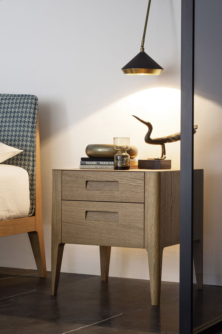 Design Nachttische aus Holz, Livarea Livarea Modern style bedroom Wood Wood effect