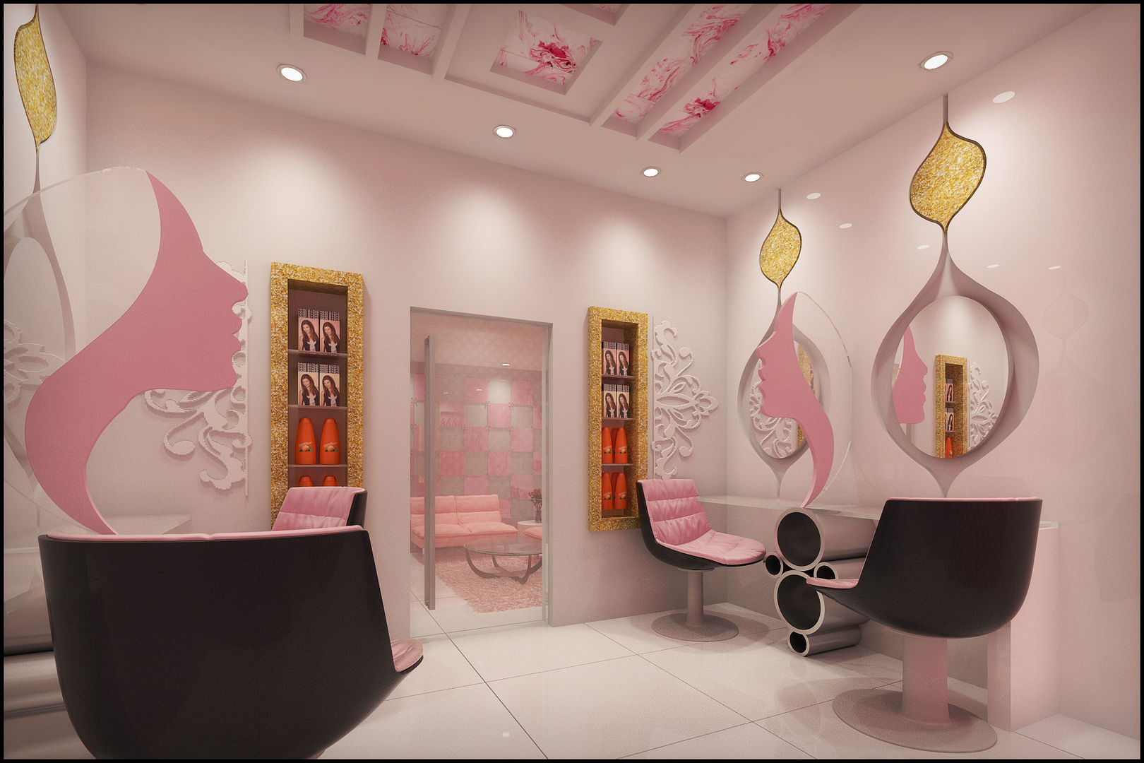Beauty Parlour Pixel Works Modern dressing room
