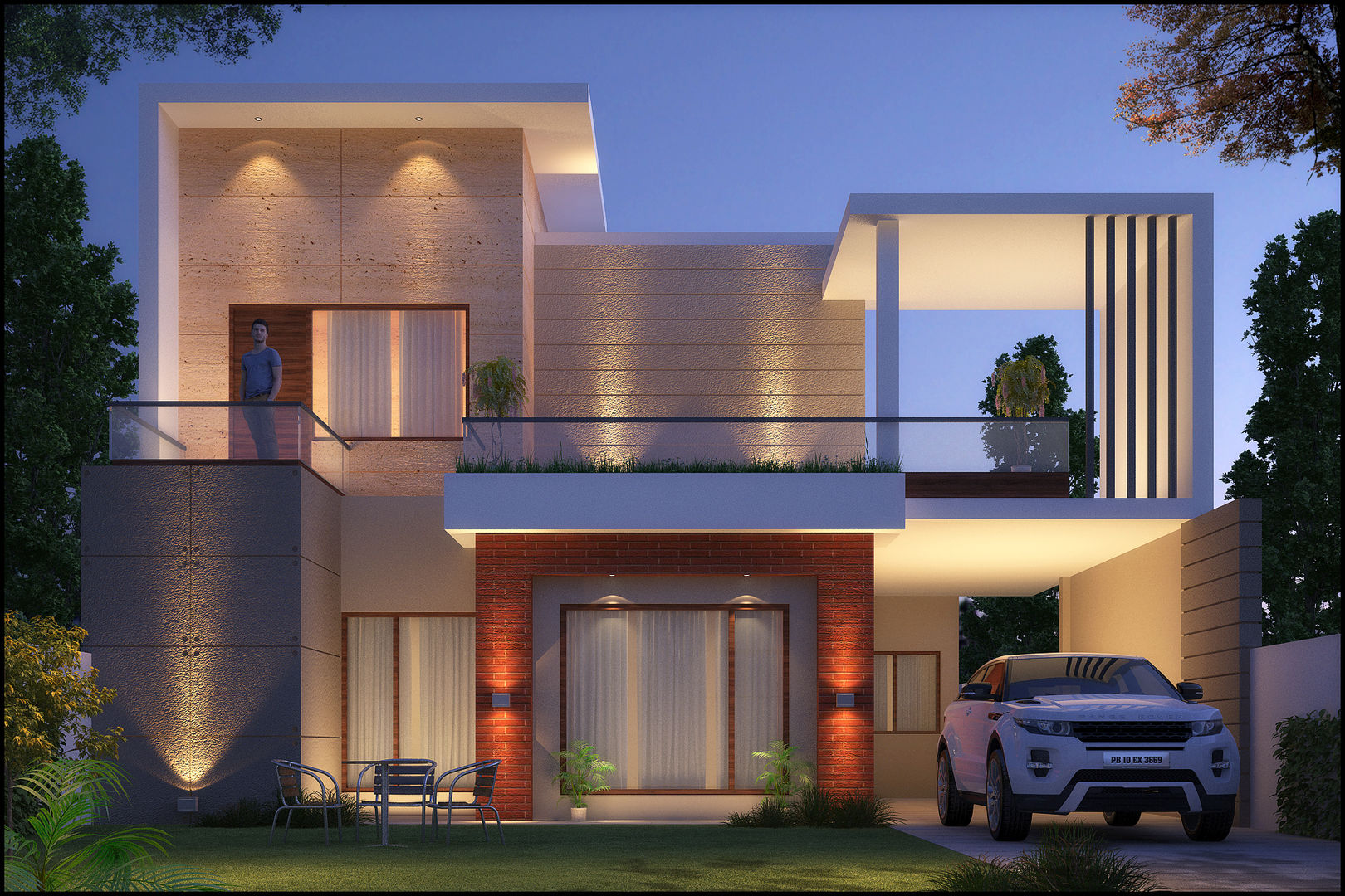 Mr. Goyal Pixel Works Modern Houses