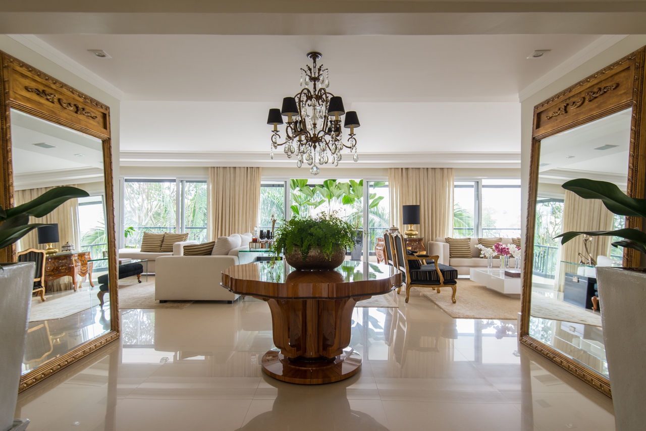 Apartamento Campo Belo, Fernanda Bertolucci Arquitetura | Interiores Fernanda Bertolucci Arquitetura | Interiores Living room