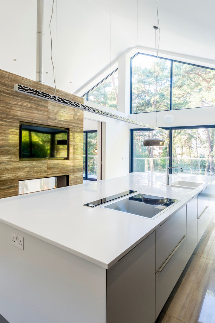 18 Bury Road, Branksome Park, David James Architects & Partners Ltd David James Architects & Partners Ltd Modern kitchen