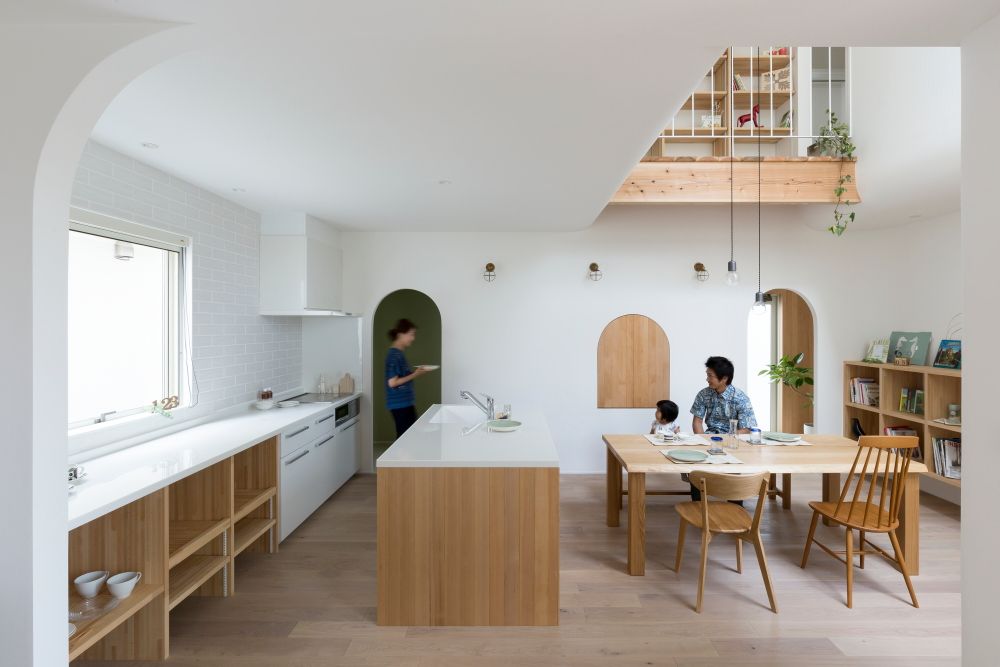 Otsu House, ALTS DESIGN OFFICE ALTS DESIGN OFFICE Dapur Gaya Skandinavia Kayu Wood effect