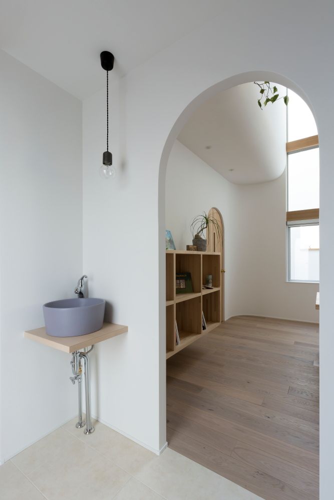 Otsu House, ALTS DESIGN OFFICE ALTS DESIGN OFFICE Bagno in stile scandinavo Legno Effetto legno