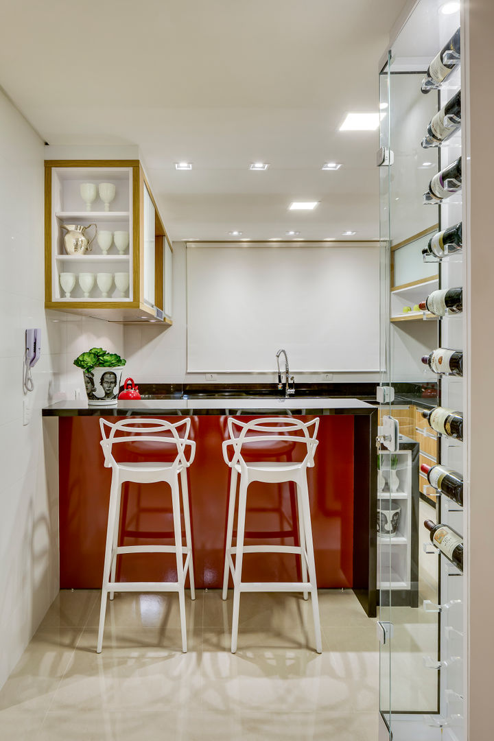 Dentro e Fora, Juliana Lahóz Arquitetura Juliana Lahóz Arquitetura Modern kitchen