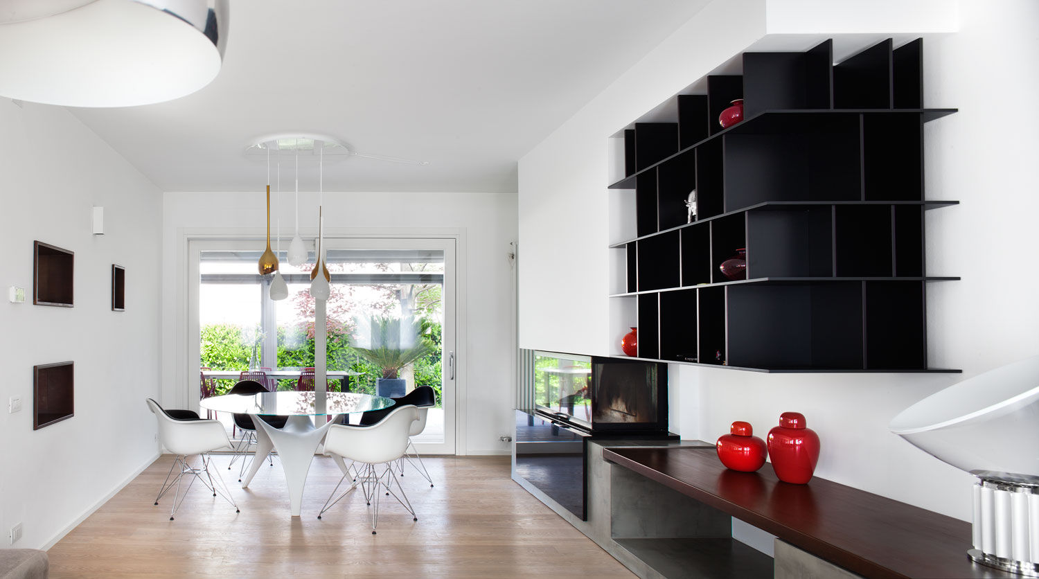 C House, EXiT architetti associati EXiT architetti associati Salas de estar minimalistas